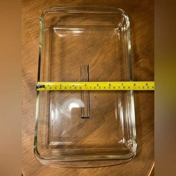 Vintage PYREX 232 Clear Glass 11-3/4”×7-1/2”×1-3/4” Casserole Baking Dish 2 Qt. - Picture 6 of 6